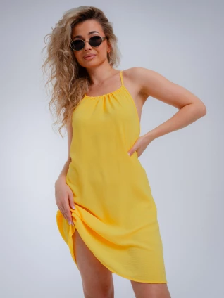 Сарафан Мия желтый (кулирка)